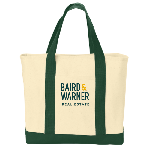 ShopBairdWarner - Port Authority Ideal Twill Two-Tone Shopping Tote