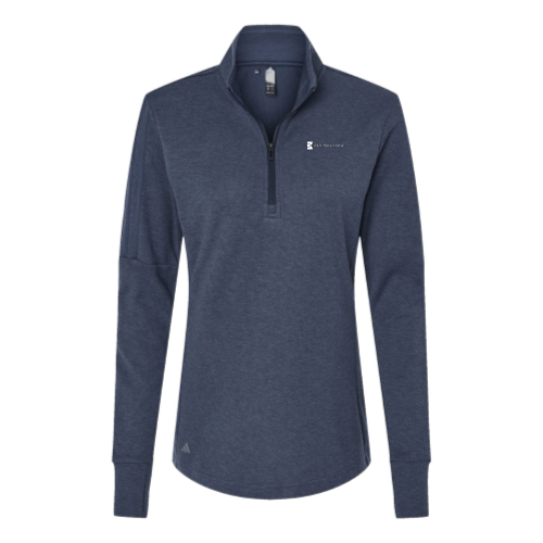 KeyMortage - Women's 3-Stripes Quarter-Zip Sweater