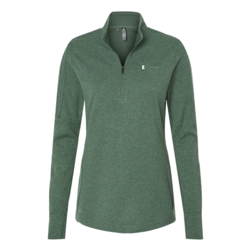 KeyMortage - Women's 3-Stripes Quarter-Zip Sweater