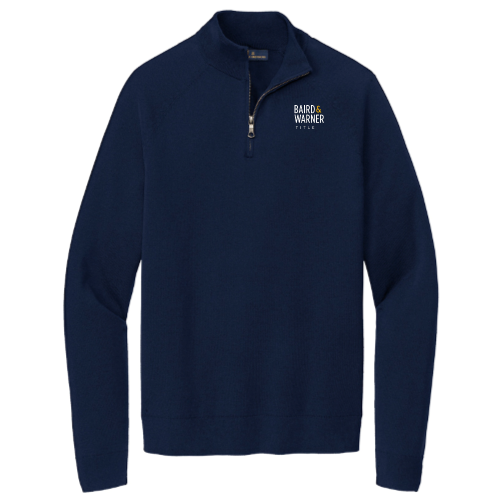 BairdWarnerTitleServices - Brooks Brothers Cotton Stretch 1/4-Zip Sweater v1