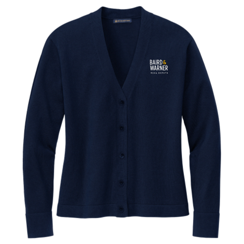 ShopBairdWarner - Brooks Brothers Women's Cotton Stretch Cardigan Sweater v1
