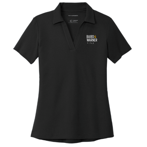 BairdWarnerTitleServices - Sustainable Port Authority Ladies C-FREE Cotton Blend Pique Polo