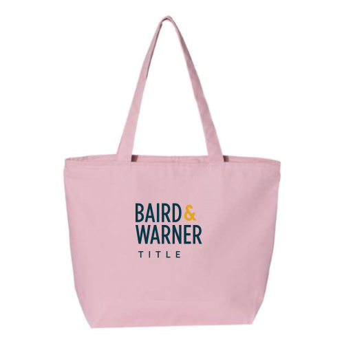 BairdWarnerTitleServices - 24.5L Canvas Zippered Tote v2