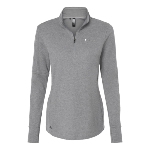KeyMortage - Women's 3-Stripes Quarter-Zip Sweater