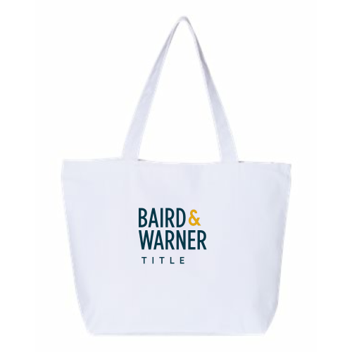 BairdWarnerTitleServices - 24.5L Canvas Zippered Tote v2