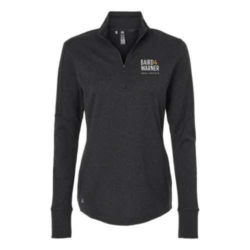 ShopBairdWarner - Women's 3-Stripes Quarter-Zip Sweater
