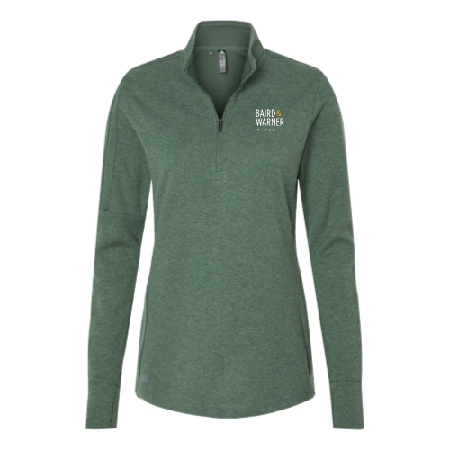 BairdWarnerTitleServices - Women's 3-Stripes Quarter-Zip Sweater v1