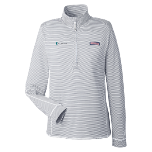 KeyMortage - vineyard vines Ladies' Microstripe Sankaty Half-Zip Pullover Light