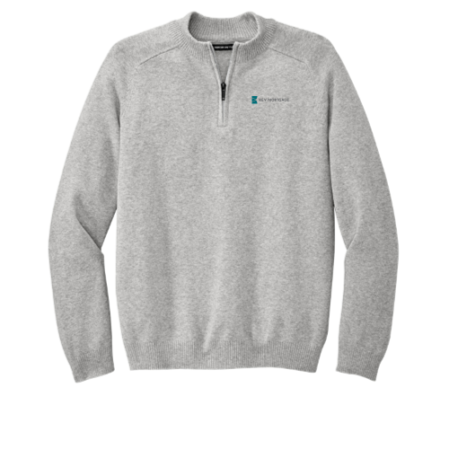 Key Mortgage - Mercer+Mettle 1/4-Zip Sweater Grey