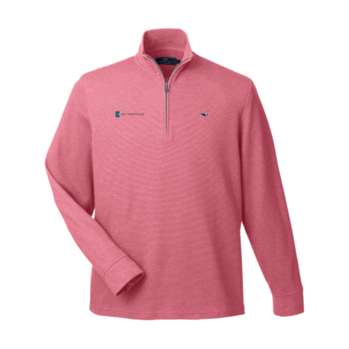 KeyMortage - vineyard vines Men's Saltwater Quarter-Zip Pullover Light