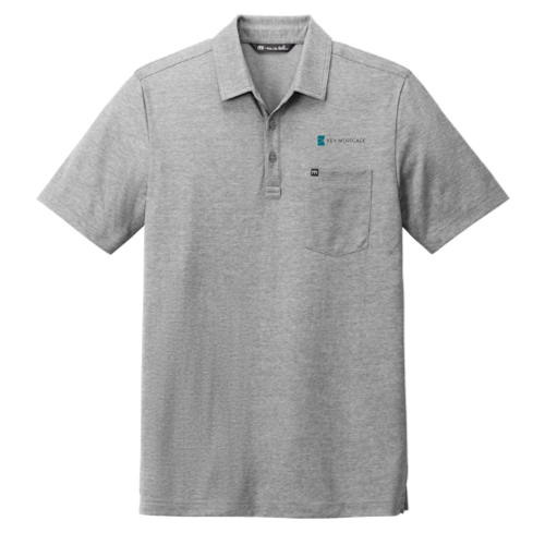 KeyMortage - TravisMathew Oceanside Heather Pocket Polo Grey