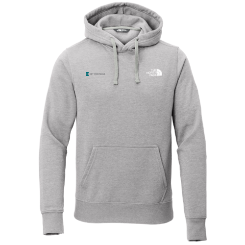 KeyMortage - Embroidery The North Face Chest Logo Pullover Hoodie Grey
