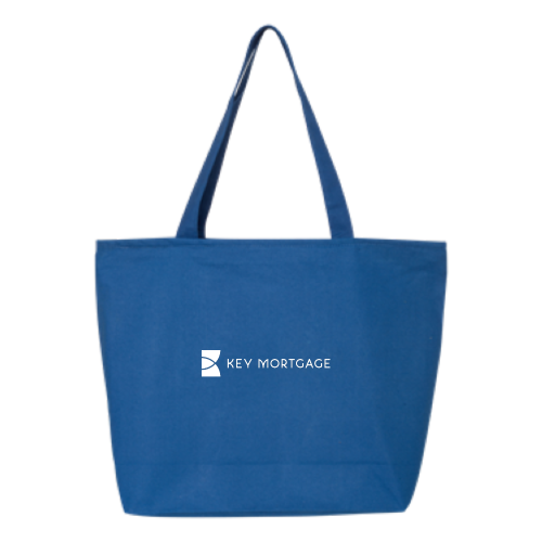 KeyMortage - 24.5L Canvas Zippered Tote Dark