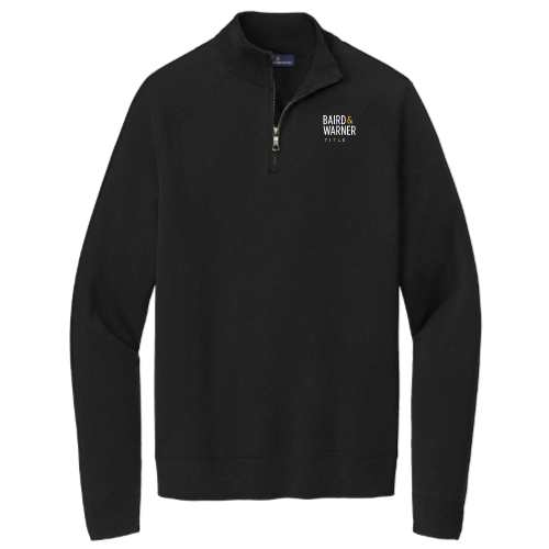 BairdWarnerTitleServices - Brooks Brothers Cotton Stretch 1/4-Zip Sweater v1