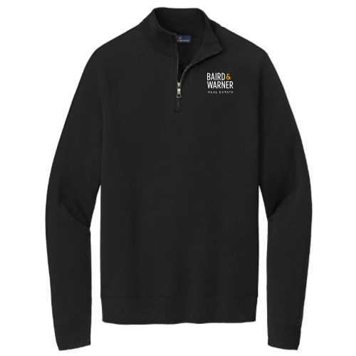 ShopBairdWarner - Brooks Brothers Cotton Stretch 1/4-Zip Sweater