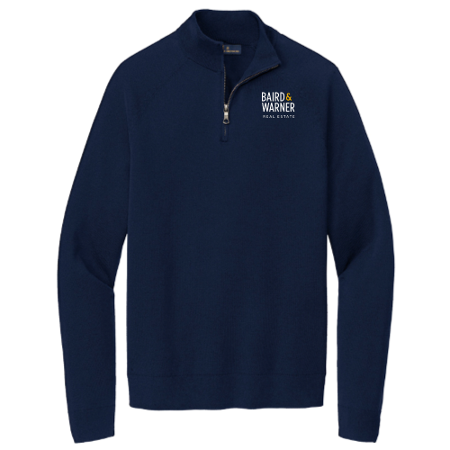 ShopBairdWarner - Brooks Brothers Cotton Stretch 1/4-Zip Sweater