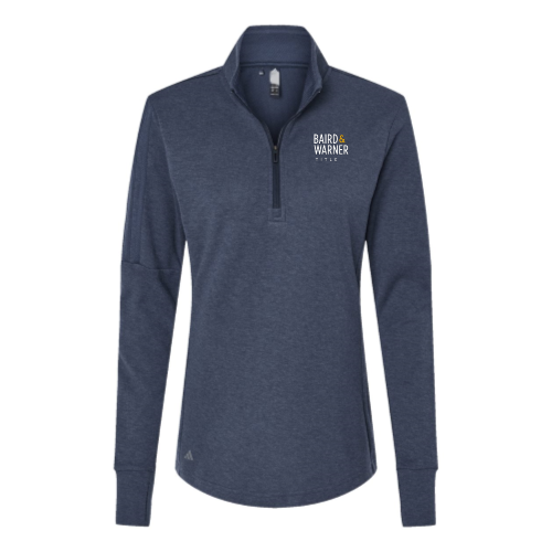 BairdWarnerTitleServices - Women's 3-Stripes Quarter-Zip Sweater v1