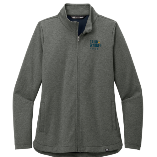 BairdWarnerTitleServices - TravisMathew Ladies Coveside Full-Zip Grey