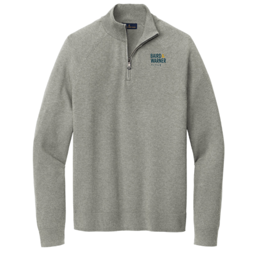 BairdWarnerTitleServices - Brooks Brothers Cotton Stretch 1/4-Zip Sweater v2