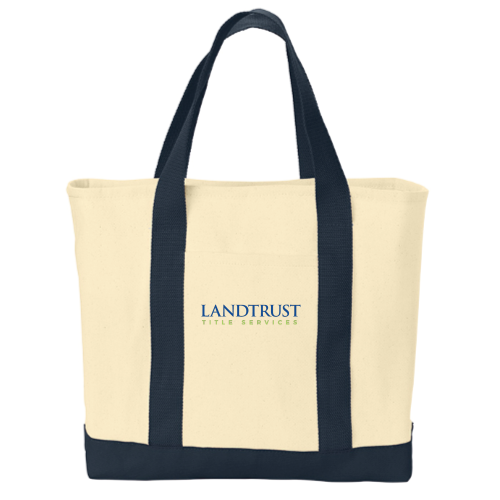 Landtrust - Port & Company 2-Tone Shopping Tote