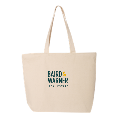 ShopBairdWarner - 24.5L Canvas Zippered Tote
