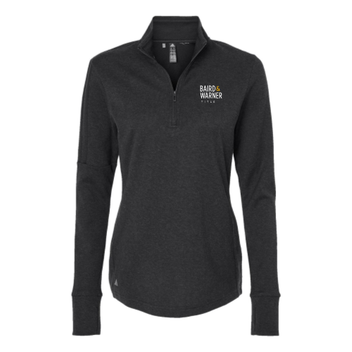 BairdWarnerTitleServices - Women's 3-Stripes Quarter-Zip Sweater v1