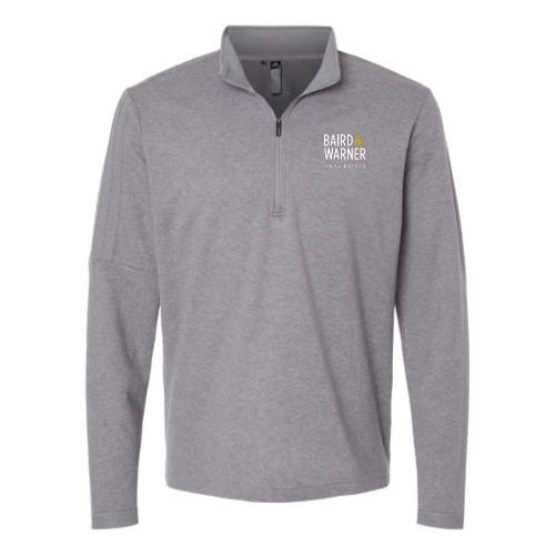 ShopBairdWarner - 3-Stripes Quarter-Zip Sweater