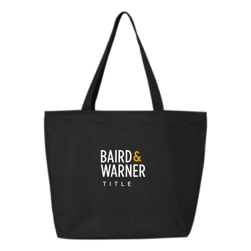 BairdWarnerTitleServices - 24.5L Canvas Zippered Tote v1
