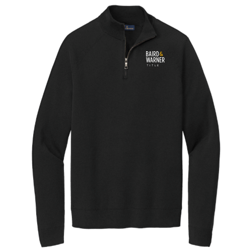 BairdWarnerTitleServices - Brooks Brothers Cotton Stretch 1/4-Zip Sweater v1