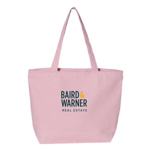 ShopBairdWarner - 24.5L Canvas Zippered Tote