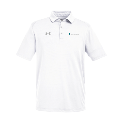 KeyMortage - Men's Tech Polo White