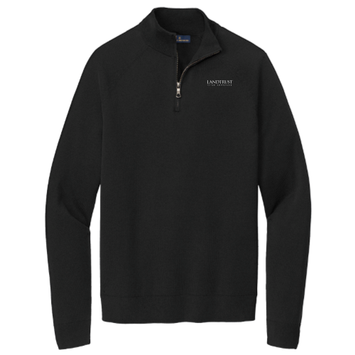 Landtrust - Brooks Brothers Cotton Stretch 1/4-Zip Sweater