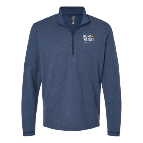 ShopBairdWarner - 3-Stripes Quarter-Zip Sweater