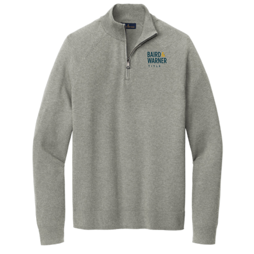 BairdWarnerTitleServices - Brooks Brothers Cotton Stretch 1/4-Zip Sweater v2